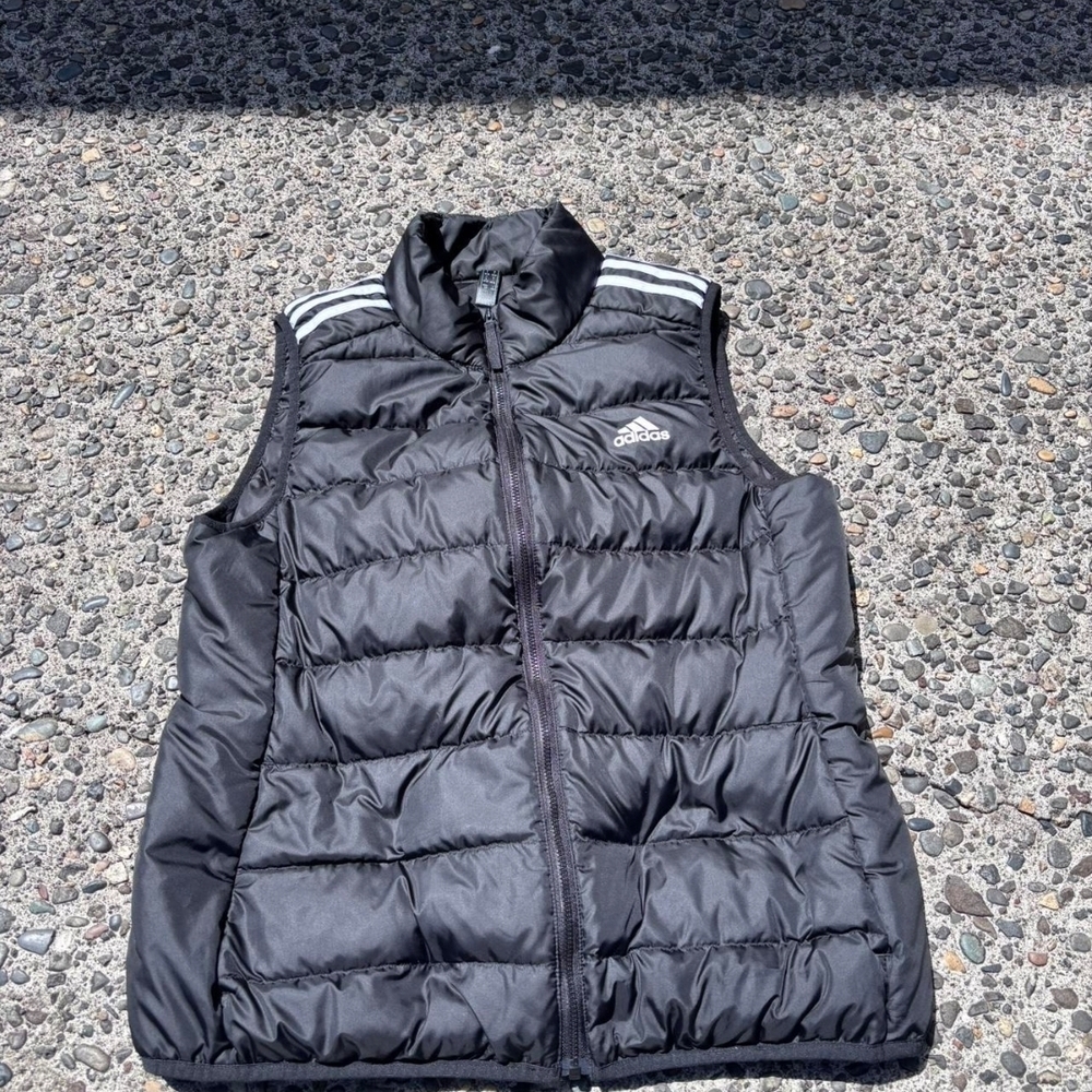 Adidas Black Quilted Vest
